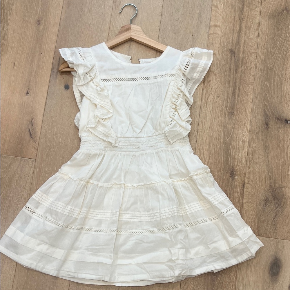 Crewcuts Ivory Ruffled Kids Dress